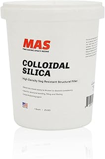 MAS Epoxies Colloidal Silica Epoxy Thickener, High Strength Epoxy Filler Additive for Wood, Marine, and Fiberglass, Structural Bonding & Filleting for 2:1 or 5:1 Epoxy Resin Systems (1 Quart)