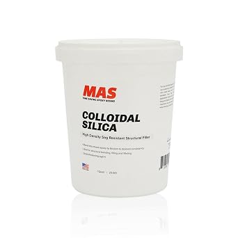 MAS Epoxies Colloidal Silica Epoxy Thickener, High Strength Epoxy Filler Additive for Wood, Marine, and Fiberglass, Structural Bonding & Filleting for 21 or 51 Epoxy Resin Systems 1 Quart
