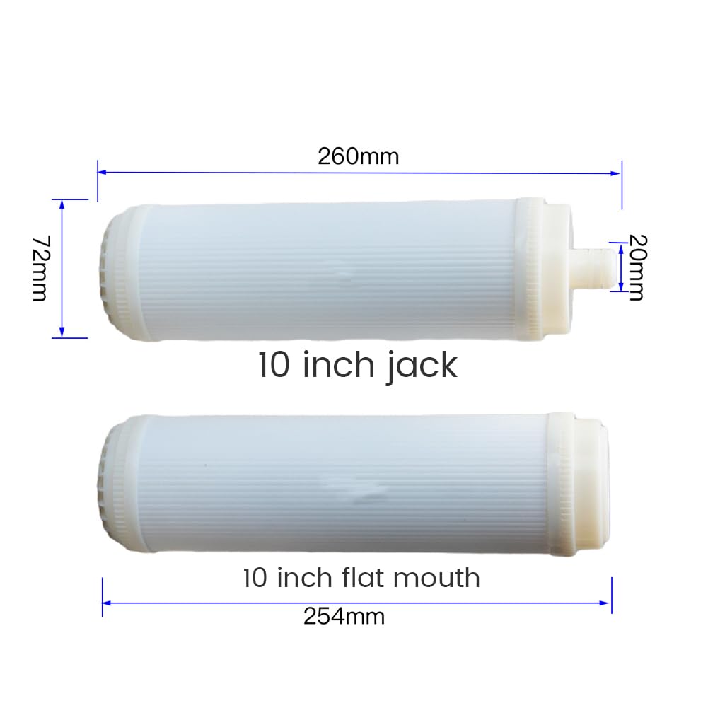25 cm gniazdo UF membrany ultrafiltracyjne z pustych włókien filtr 0,01 mikrometra membrana o wysokim przepływie UF suche trwałe