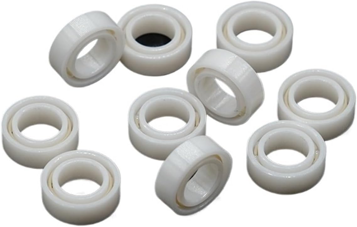 1Pcs MR104 Full Ceramic Bearing 4x10x4mm ABEC-9 Full Ceramic ZrO2 Sealed Ball Bearing