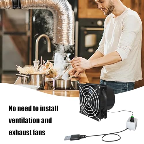 Ventilateur de ventilation USB à vitesse réglable mini extracteur