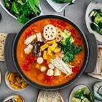 Food Party Electric Hot Pot Skillet Hotpot Pot Electric Cooker Shabu Shabu Pot 110V Non-Stick 6L BPA FREE Fondue Chinese Hot Pot - Image 2