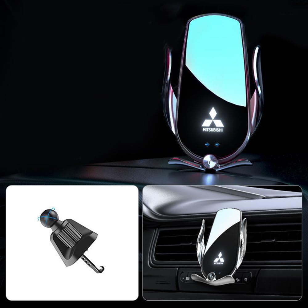 Soporte Móvil Coche,Soporte Móvil Coche para el Salpicadero Rejillas de Aire y Parabrisas para Mitsubishi Zinger Galant Lancer ASX Pajero Outlander.