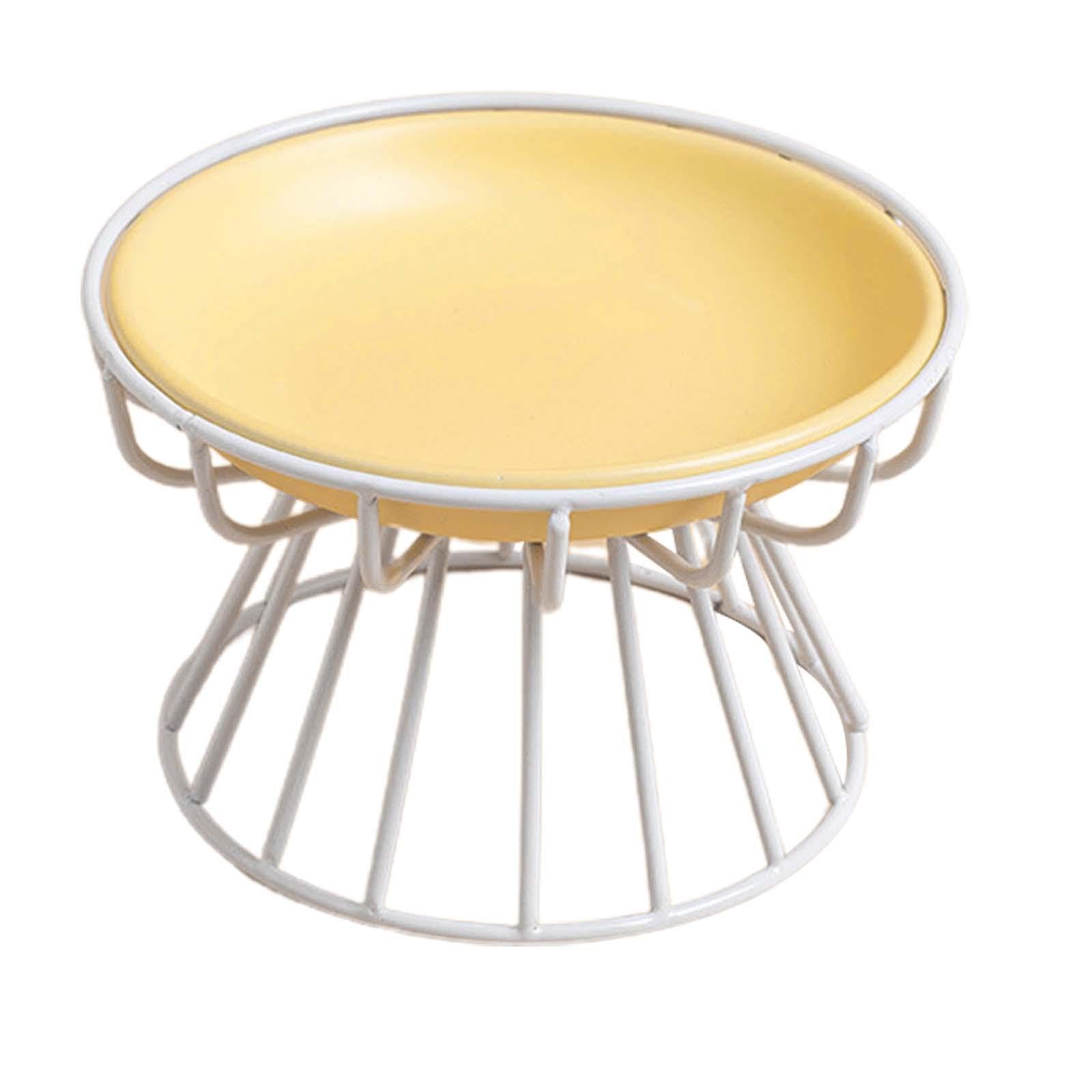 Bnf® Elevated Cat Feeder Bowl Ceramic Dish Iron Rack Sturdy Stable Base for Puppy Style E | Pet Supplies | Cat Supplies | Dishes Feeders & Fountains