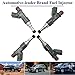 Automotive-leader 4Pcs FJ783 23250-75100 Fuel Injectors 12 Holes Engine Nozzles Compatible for 2005-2016 Toyot-a Tacoma, 2010 Toyot-a 4Runner Hiace 2.7L 23250-79155 2325075100
