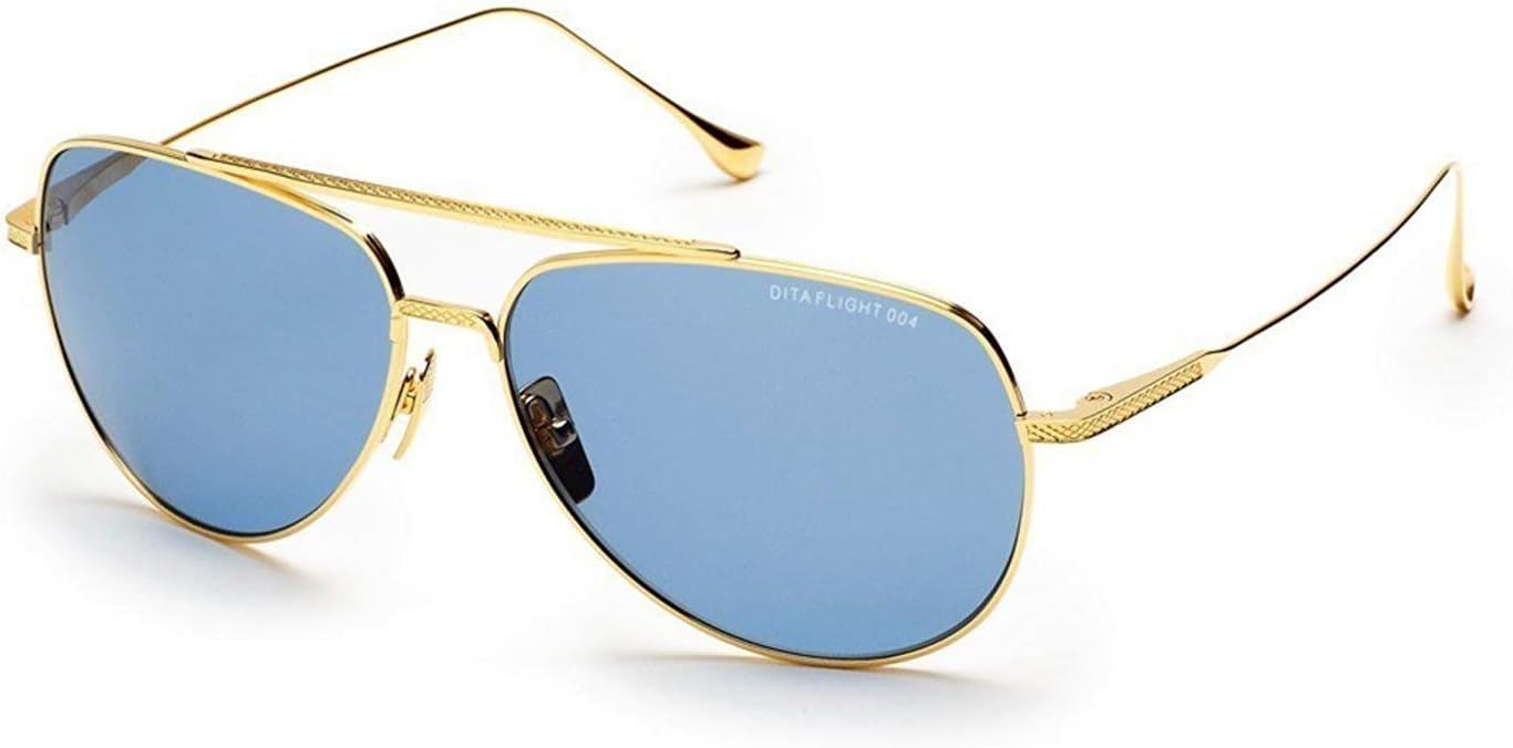 Sunglasses Dita FLIGHT. 004 7804 C-18K-POL 18K Gold w/Dark GreyBlue MirrorPolar
