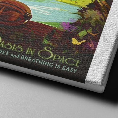 Lienzo de NASA de Spiffing Prints, decora tu salón con arte espacial mediano 4