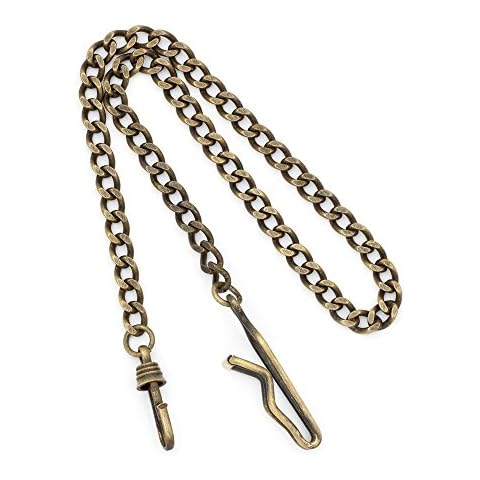 Sonia Jewels Antique Gold Men's Pocket Watch Chain Cover