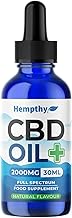 CBD Oil 2000mg Natural | Extra Strength Full Spectrum CBD Oil | UK Award-Winning Manufacturer | 30ml Bottle | Vegan, Non-GMO | Stress Relief | Anxiety Relief | Supports Sleep & Recovery