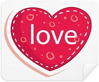DIYthinker Día de San Valentín Color de Rosa del Amor del corazón Dot teléfono de Pantalla más Limpia los vidrios del Trapo de Limpieza 2pcs Tela del Ante