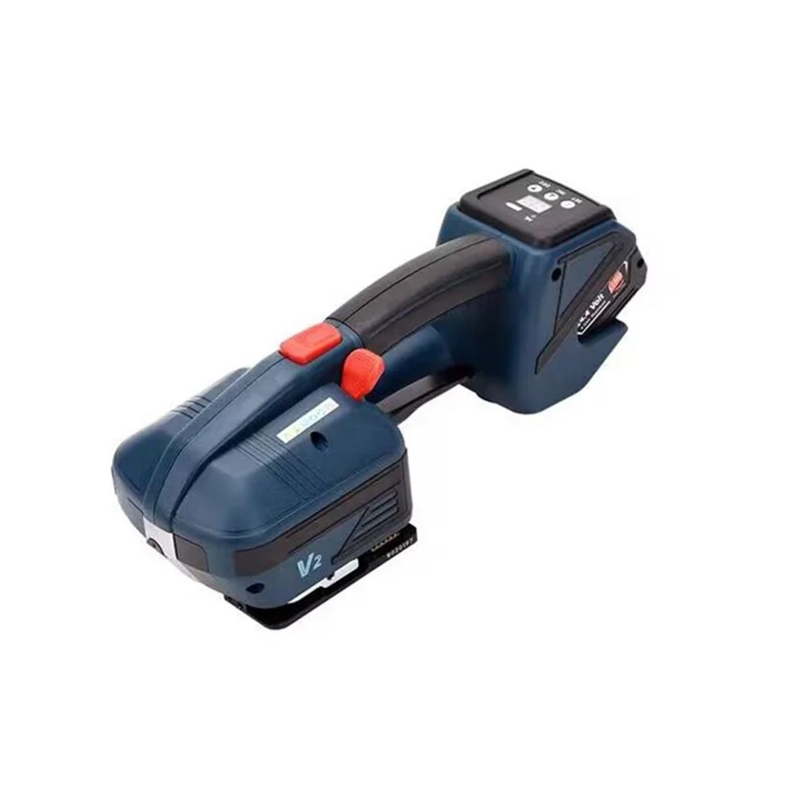 Yhdizsupo Blue Portable Electric Baler V2 Electric Strapping Machine For 13-16Mm Pet/Pp Hot Melt Baler With Portable Packing Tools(With One Battery)