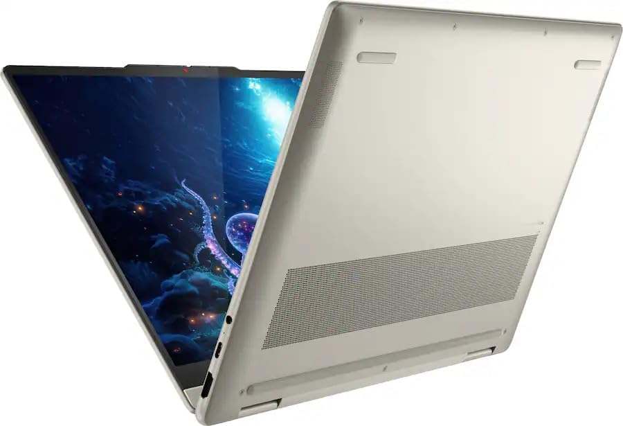 Lenovo Yoga 7 2-in-1 14" Copilot+ Laptop (2025) - AMD Ryzen AI 7 350 8-Core, 16GB RAM, 1TB M.2 NVMe SSD, 14.0" WUXGA OLED Touchscreen, Windows 11 Home - Seashell