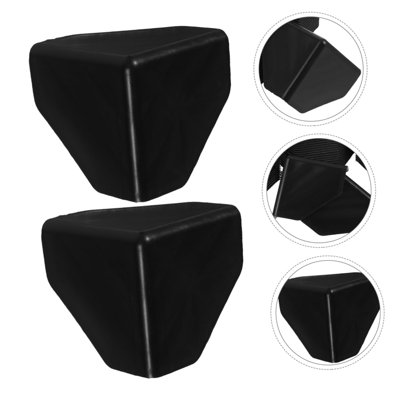 100 Pièces Plastic Corner Guards Thickened Small Plastic Corner Protectors For Shipping Boxes Triple Sided Collision Edge Protection For Carton Packaging