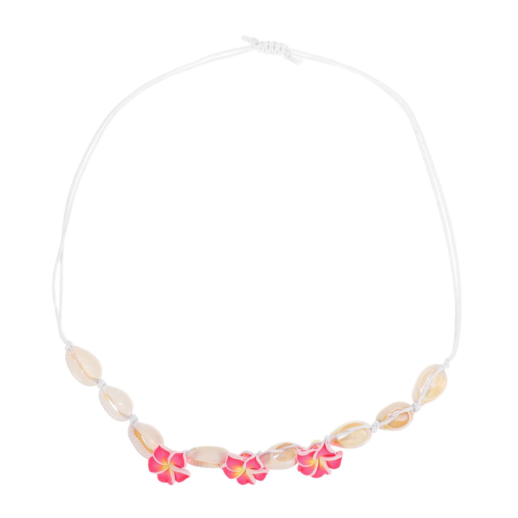 Collier perles fleurs coquillage, le cadeau marin unique - 6