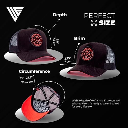 Image of Urban Effort Trucker Hat for Men - Mesh Back Baseball Cap, 5 Panel Snapback Hats for Men and Women
