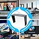 Ddisplay Monitor Sonnenschutz, 17-27 Zoll verstellbarer Monitorhauben-Sonnenschutz, Multifunktions-Bildschirmlichtschranke, allseitig abdeckende Display-Sonnenblende for Universalmonitore