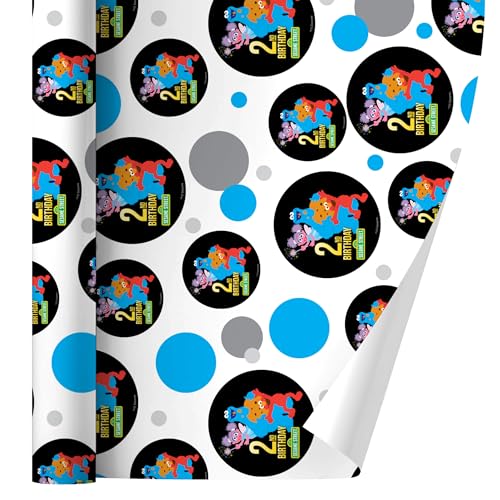 Sesame Street 2nd Birthday Gift Wrap Wrapping Paper Roll