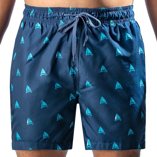 Image of Kanu Surf Men's Regatta Sailboat Volley Swim Trunk