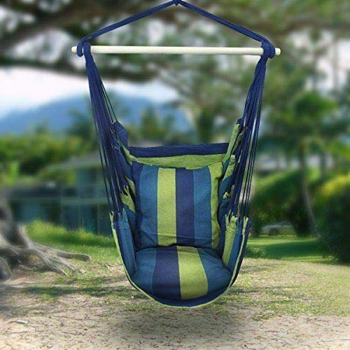 Portable Hanging Rope Hammock Chair Garden Patio Camping Porch Swing Seat New