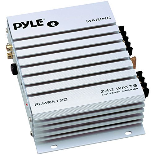PYLE PLMRA120 240-Watt 2 Canali Impermeabile Marine/Car Amplificatore Consumer Portatile Elettronica/Gadget