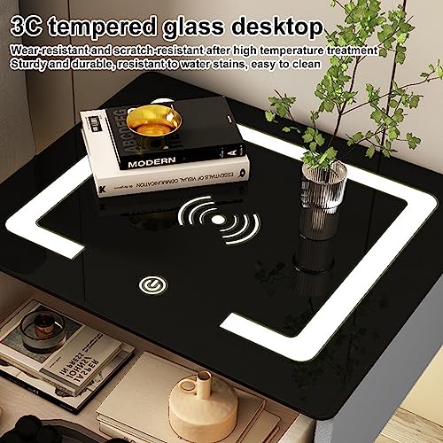 Table de chevet murale rose pour chambre connectée et lumineuse avec tiroir