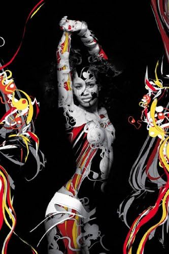 HUGE LAMINATED/ENCAPSULATED Sexy Trance Girl Dancer Poster Measures 36 x 24 inches 91.5 x 61 cm