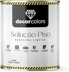 DECOR COLORS Tinta Solução Piso Premium 3,6 L (Cinza Escuro)