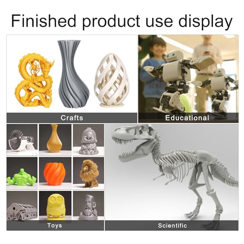 Image of Kretrum PLA Filament 1.75 mm 3D Printer Filaments Cardboard Spool Refills 1 kg Widely Compatible for Most FDM 3D Printers Fits ELEGOO Anycubic FlashForge Creality Bambu Prusa ect. Silver