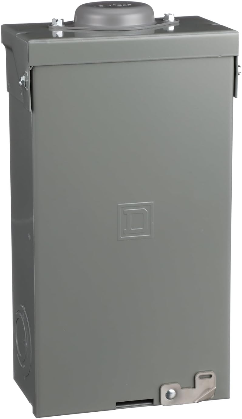 Square D - QO2100NRBCP QO Load Center Enclosure, Installed 100 A MB Circuit Breaker, 1-Phase, 2-Space