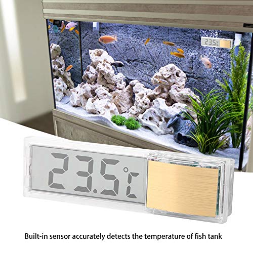 Termômetro de aquário LCD sem fio LED Digital Fish Tank Termômetro de água Terrarium Aquarium Medido