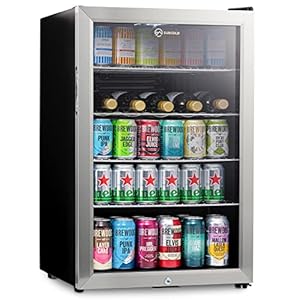 Subcold Super115 LED – Under-Counter Fridge | 115L Beer, Wine & Drinks Fridge | LED Light + Lock and Key | Energy…