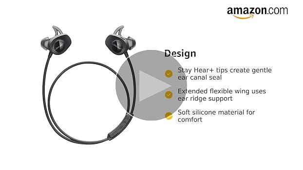 BOSE - Bose soundsport free 黒 ブラック 右側欠品 Bose Soundsport Free Wireless Black Earbud *RIGHT SIDE ONLY