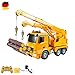 Unbekannt Mercedes-Benz Arocs - RC Ferngesteuerter Schwerlastkran mit der neuesten 2.4GHz-Technik, steuerbarer Kran, Sound- und LED-Effekte, Demo-Funktion, Komplett-Set inkl. Akku und Ladegerät