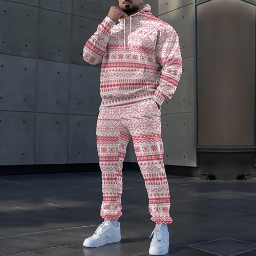 Pull à capuche et pantalon de jogging pour éviter le froid de Noël