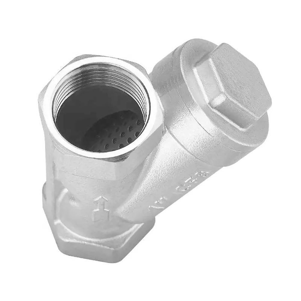 Filtr Siatkowy Typu Y Ze Stali Nierdzewnej 304, Gwint Żeński BSPT, Oczko 80, Rozmiar Od 1/4” Do 4”, Do Paliwa Olejowego I Gazowego, 1 Szt.(DN25 1 Inch)