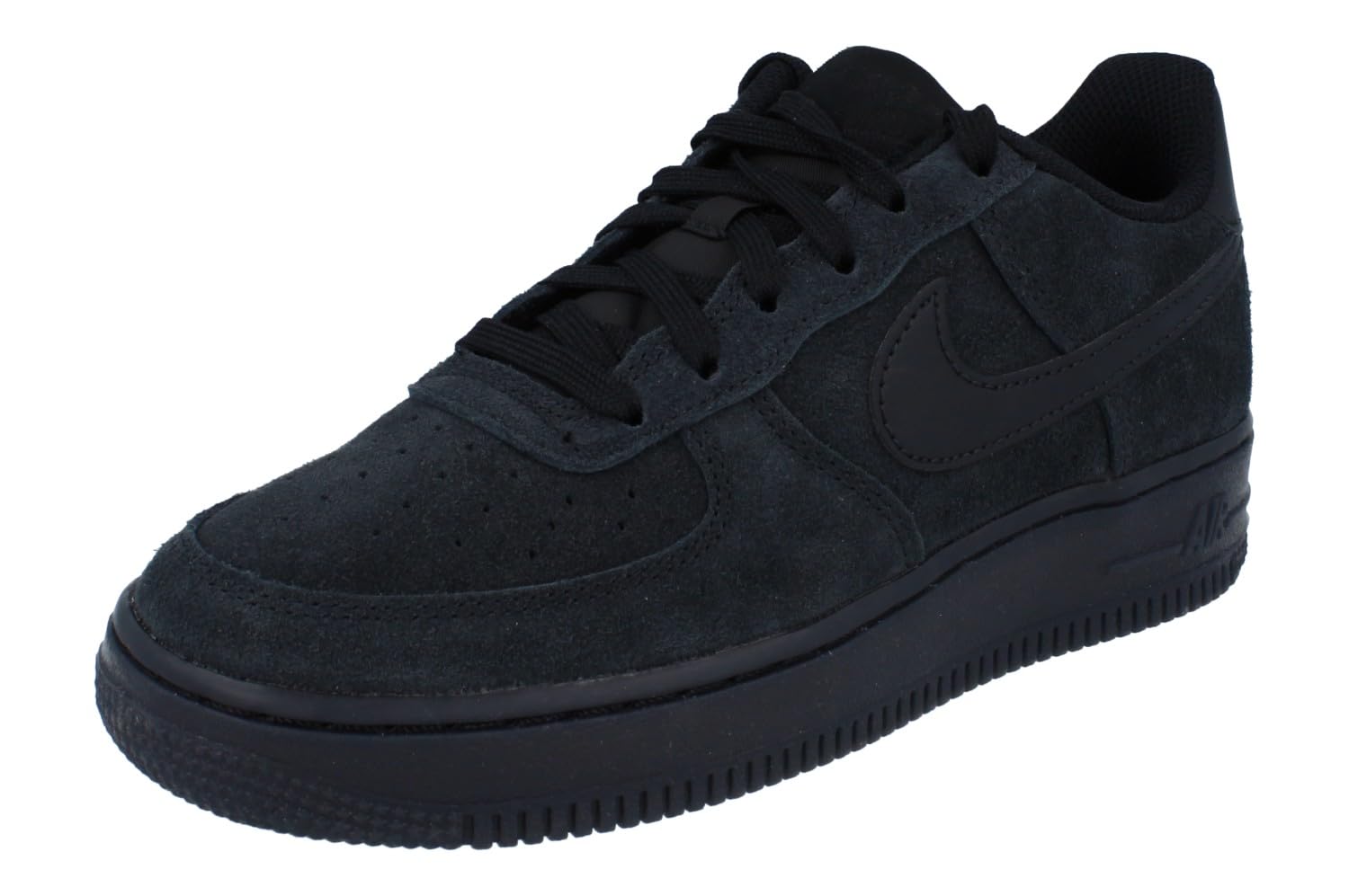 NIKE Air Force 1 LV8 3 Grade School Lifestyle Shoes (Black)