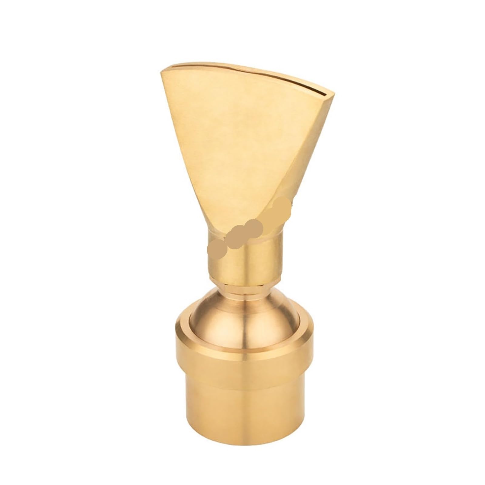 Dysza fontannowa z mosiądzu ze stali nierdzewnej | Wiele rozmiarów fontanny ogrodowej do stawu krajobrazowego: w kształcie wachlarza(3l4 inch (Brass))