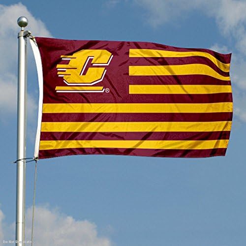 Central Michigan Chippewas Stars and Stripes Nation Flag - Image 3