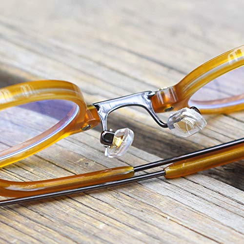 Image of Blue Light Blocking Glasses Computer Game Vintage Small Round Acetate Eyeglasses Frames