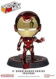 Dragon Models Age of Ultron Ironman Mark 43 Special Red/Gold Chrome Edition Hero Remix Bobblehead, 5