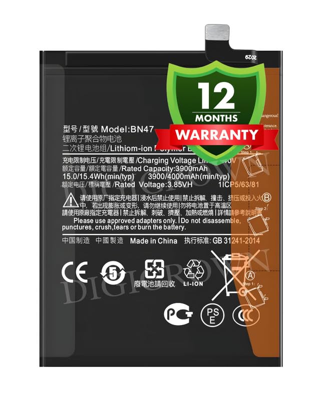 Image of Original BN47 Battery Compatible for Xiaomi Mi A2 Lite - (4000mAh) - 1 Year Warranty