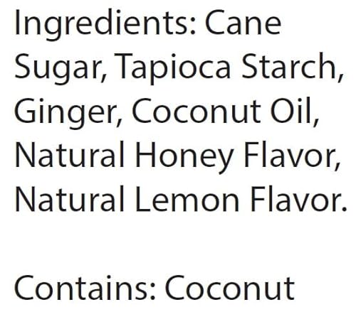 Bali's Best Ginger Chews - Zesty Lemon Flavor (1Lb Jar) 100% Real Ginger & Natural Flavors, Sweet Spicy Chewy Ginger Candies, Great Snacks For Sharing And Gift Baskets #TOP5