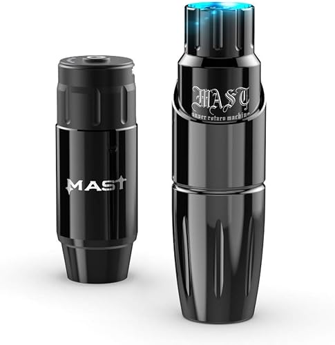 Mast Tour Wireless Tattoo Pen Machine Kit, Professional Rotary Cartridges Tattoo Gun Kit, Replacement Tattoo Battery Power Supply QP-001