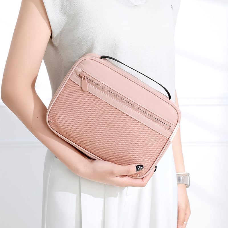 Miniatura 6 de Estuche organizador de cables de viaje para mujer, organizador electrónico, organizador de cables, bolsa de almacenamiento portátil para cargador,