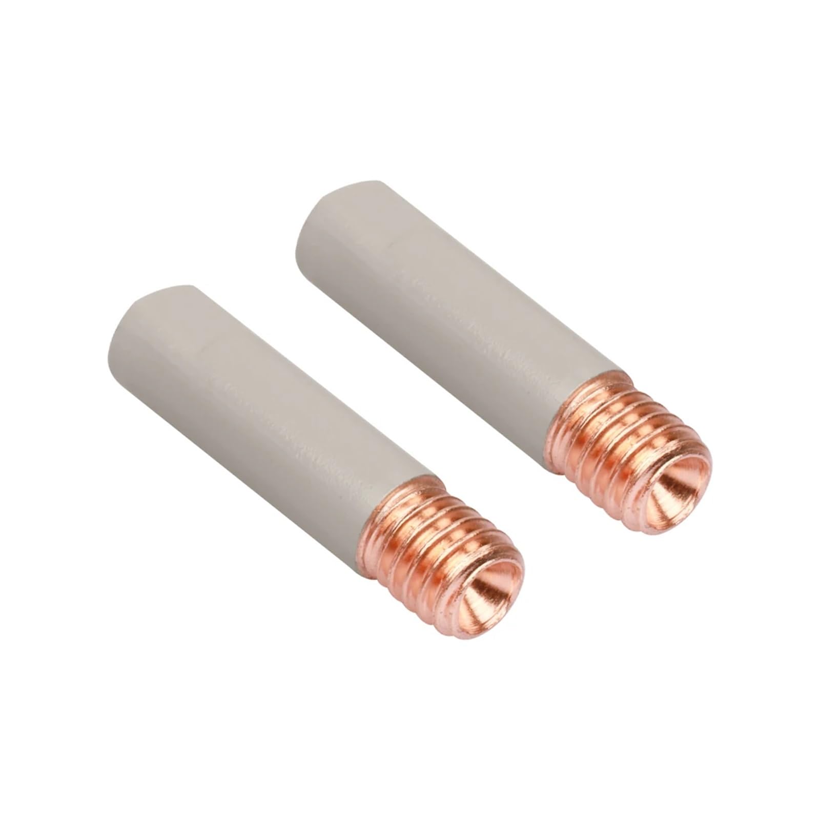 MB 15AK Punte di contatto for saldatura nuovo rivestimento protegge 25mm M6 Punta ugello gas 0,8mm-1,2mm Torcia for saldatura MIG Parti di utensili for saldatura(0.8MM,20PCS)