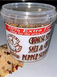 Mister Marinade Fakeaway Night In, Chinese Style Salt & Chilli Pepper Seasoning (300g Pot)