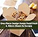 Recyclable 8oz 16oz Brown Chinese Takeout Boxes 100pk. 50 Each 16 and 8 Ounce Leakproof, Greaseproof To Go Containers For Restaurants and Food Service. Best Value Bulk Pack Microwaveable Meal Pails