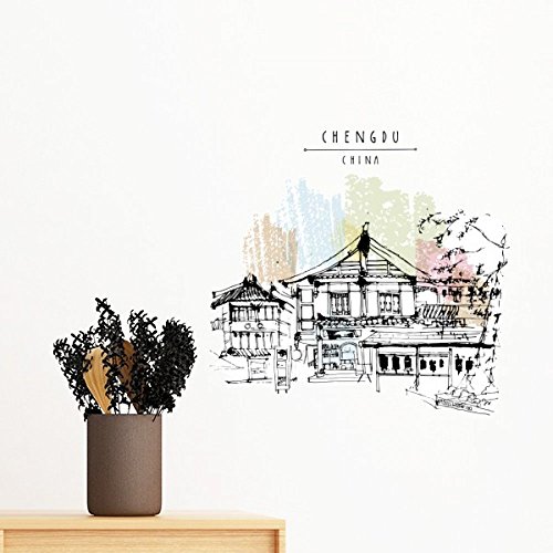Sticker mural Chengdu sans résidu | Rénovation murale express 30cm - 2