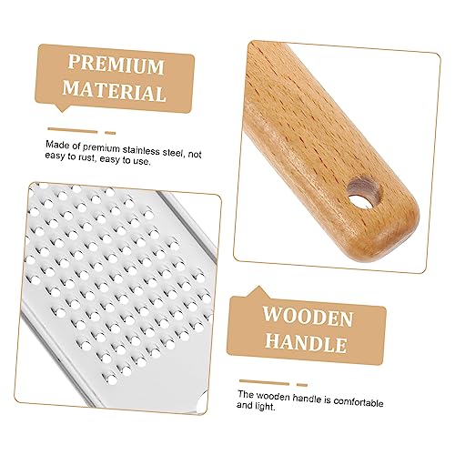 Ralladores de Acero Inoxidable con Mango de Madera 2 Pzas miniatura 4