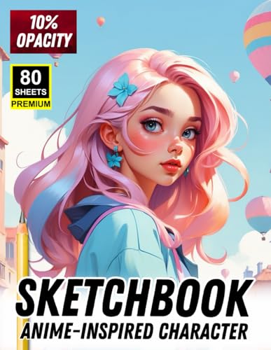 Anime-Inspired Character Sketchbook: Beautiful Anime-Style Characters to Trace, Shade & Master Your Skills | For Artists, Students & Hobbyists image 2